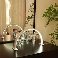 Lampe de travail pour ongles New Moon, lampe de bureau pour le travail de beauté, alimentation USB tricolore, noir/blanc/rose, adaptée à l'art des ongles, aux cils 4