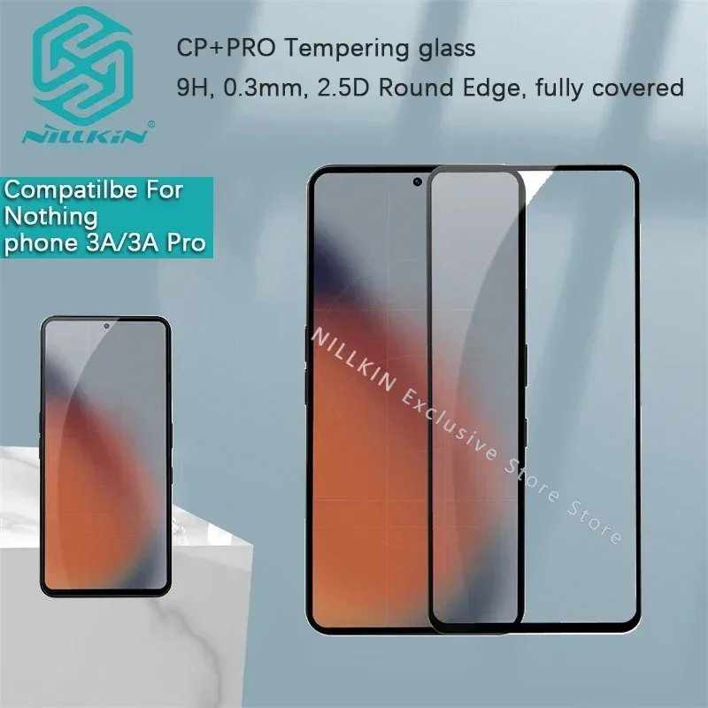 

Nillkin For Nothing phone 3A 3A Pro Screen Protector CP+PRO Full coverage high-definition tempered glass protective film 2D 9H
