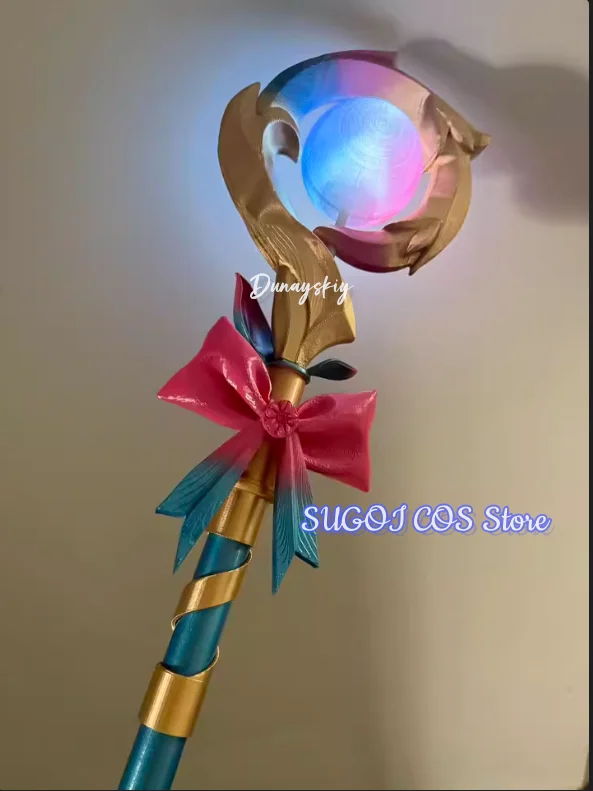 Honkai Star Rail Hyacine Cosplay Staff Prop Role-playing {SUGOI COS}100CM Handheld Staff Prop Halloween Party Props Accessory