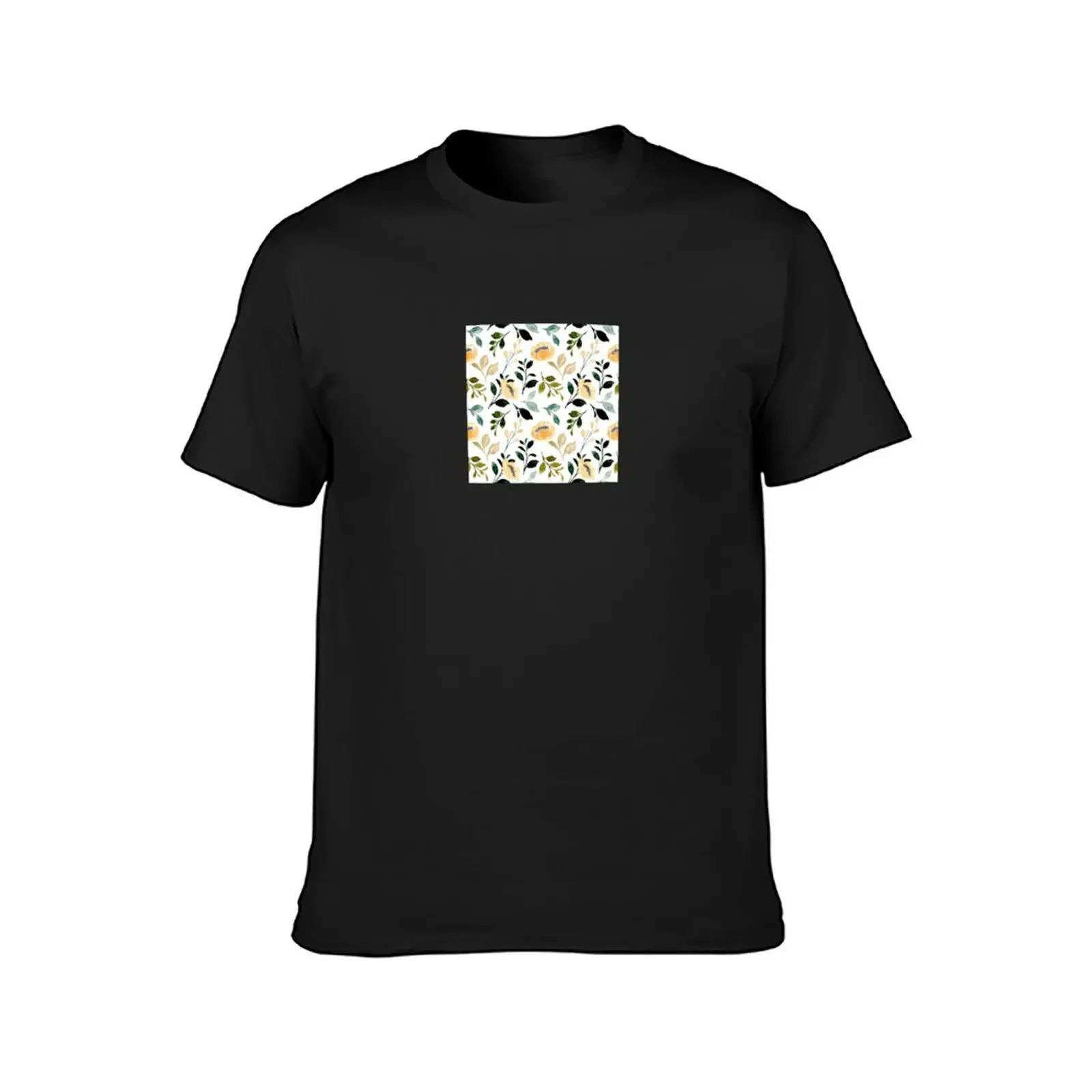 Flower Pattern - Floral 12 T-Shirt oversized quick-drying tee shirts for men