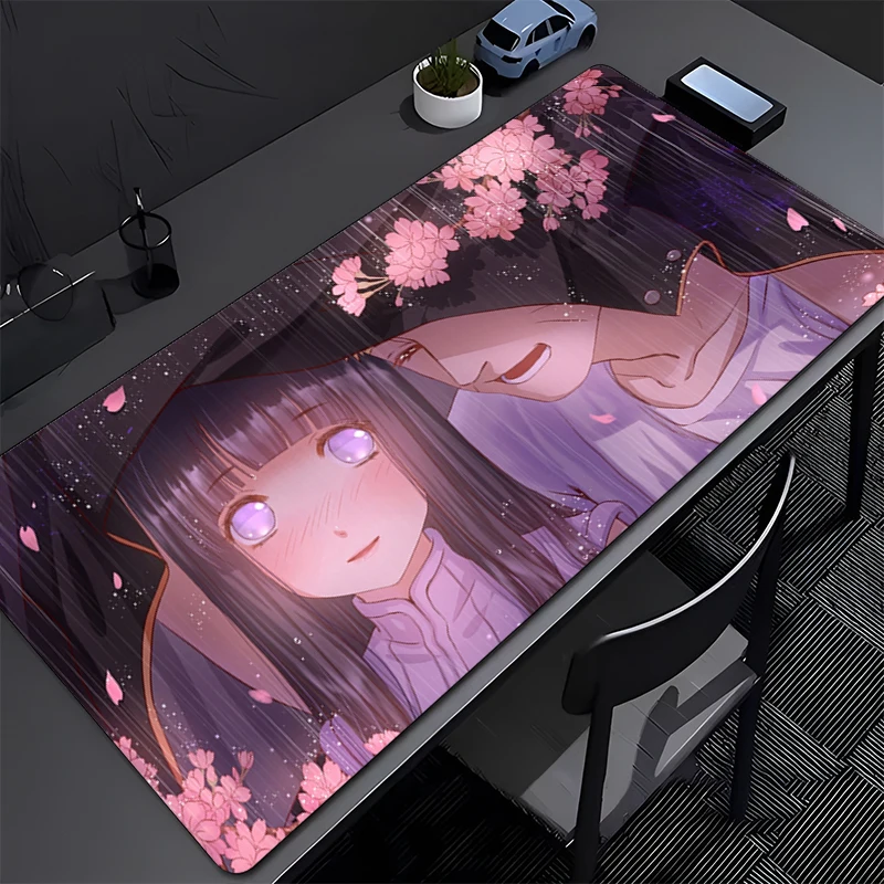 

Mouse Pad Large NARUTO Hyūga Hinata Anti-Slip Rubber Gaming MousePad Durable Desk Pad for Office and Gaming PC carpet Mousepad