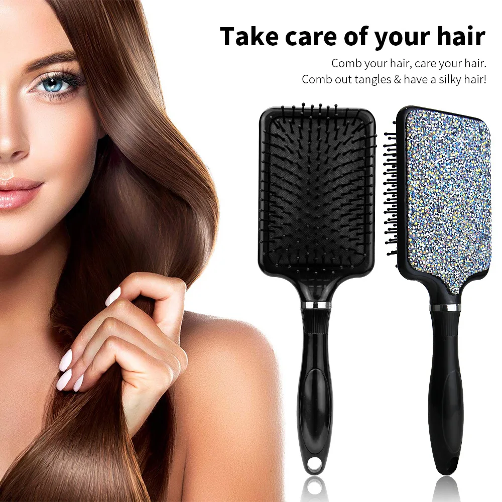 

Air cushion comb Cross Border Air cushion massage comb Plastic air bag comb Hair Styling with drill fluffy hair