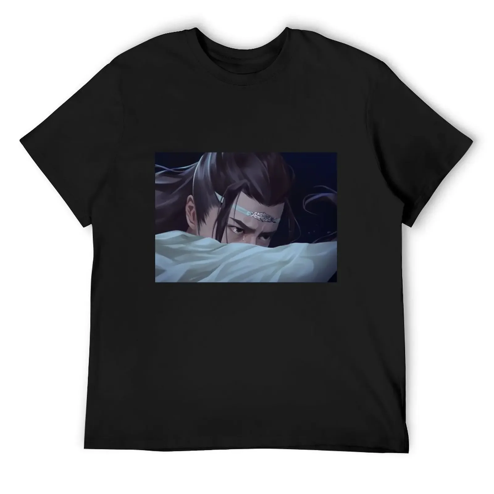 Lan Wangji as Fallen Angel T-Shirt quick-drying graphic t shirts custom shirt T-shirts for men cotton