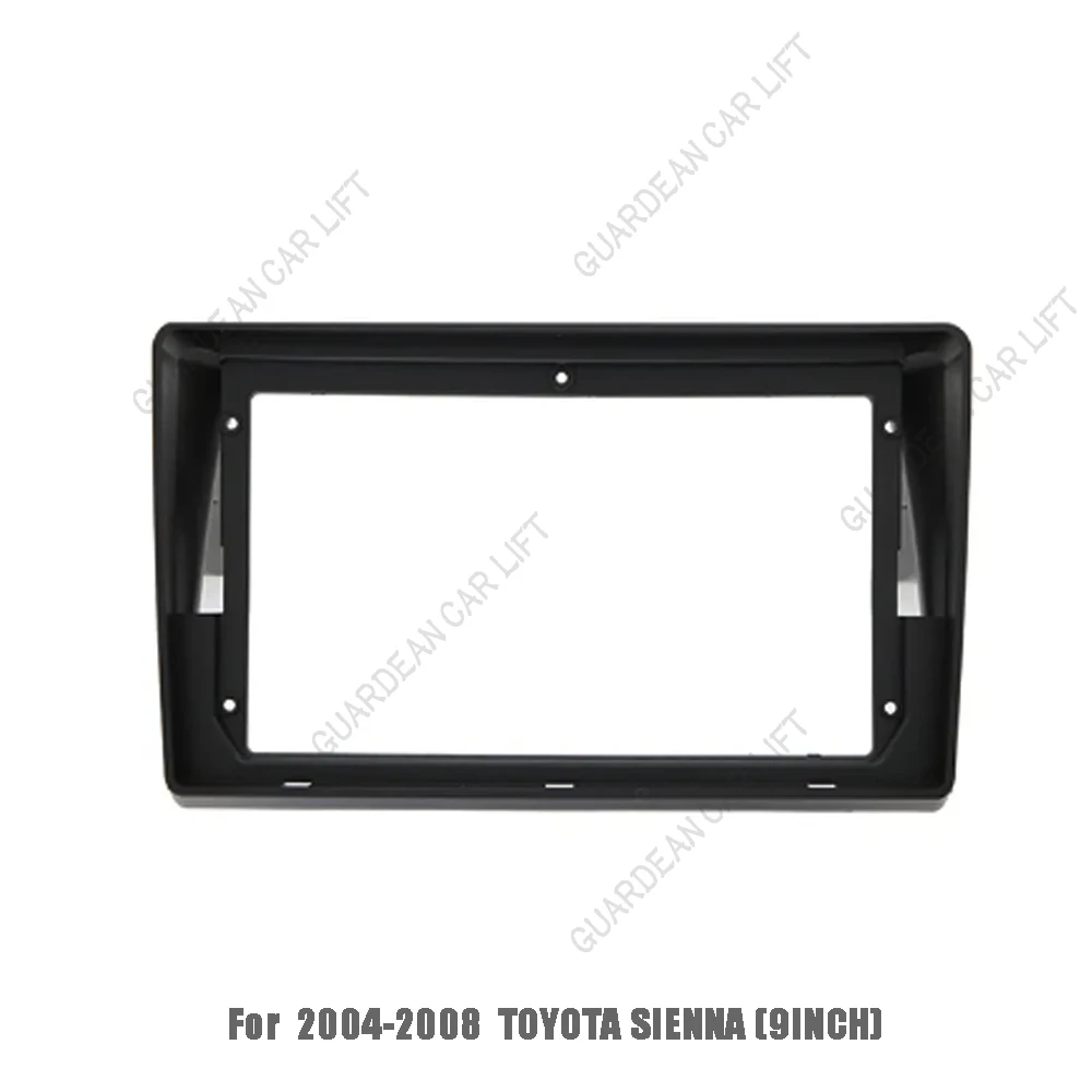 For TOYOTA Sienna 2004-2010 9 Inch Car Radio Stereo 2 Din Head Unit GPS MP5 Android Player Dashboard Fascia Panel Frame Install