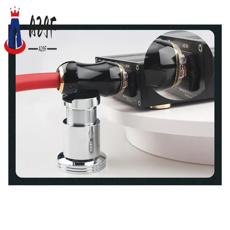 

A29F-Aluminum Alloy Adjustable Hifi Audio Line Feet Pad Amplifier Power Cable Bracket Wire Support For Shock Absorber Nail Silve