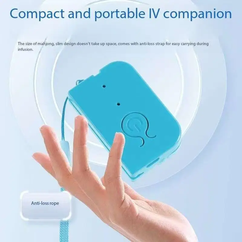 

5 шт. портативных USB-перезаряжаемых сигнализаторов для инфузий с функцией напоминания о капельном введении для ухода за пожилыми людьми