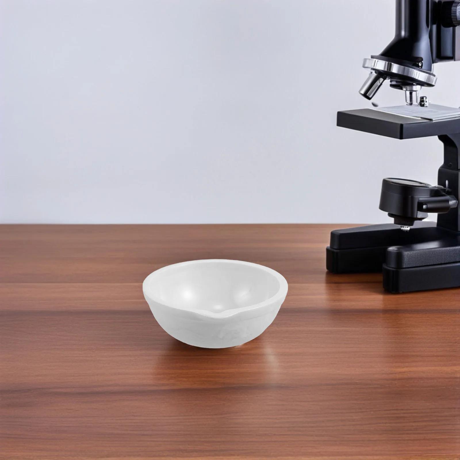 Piastre rotonde durevoli per piatti evaporanti in ceramica da laboratorio da 2 pezzi per esperimenti di riscaldamento chimico Progetti scientifici scolastici