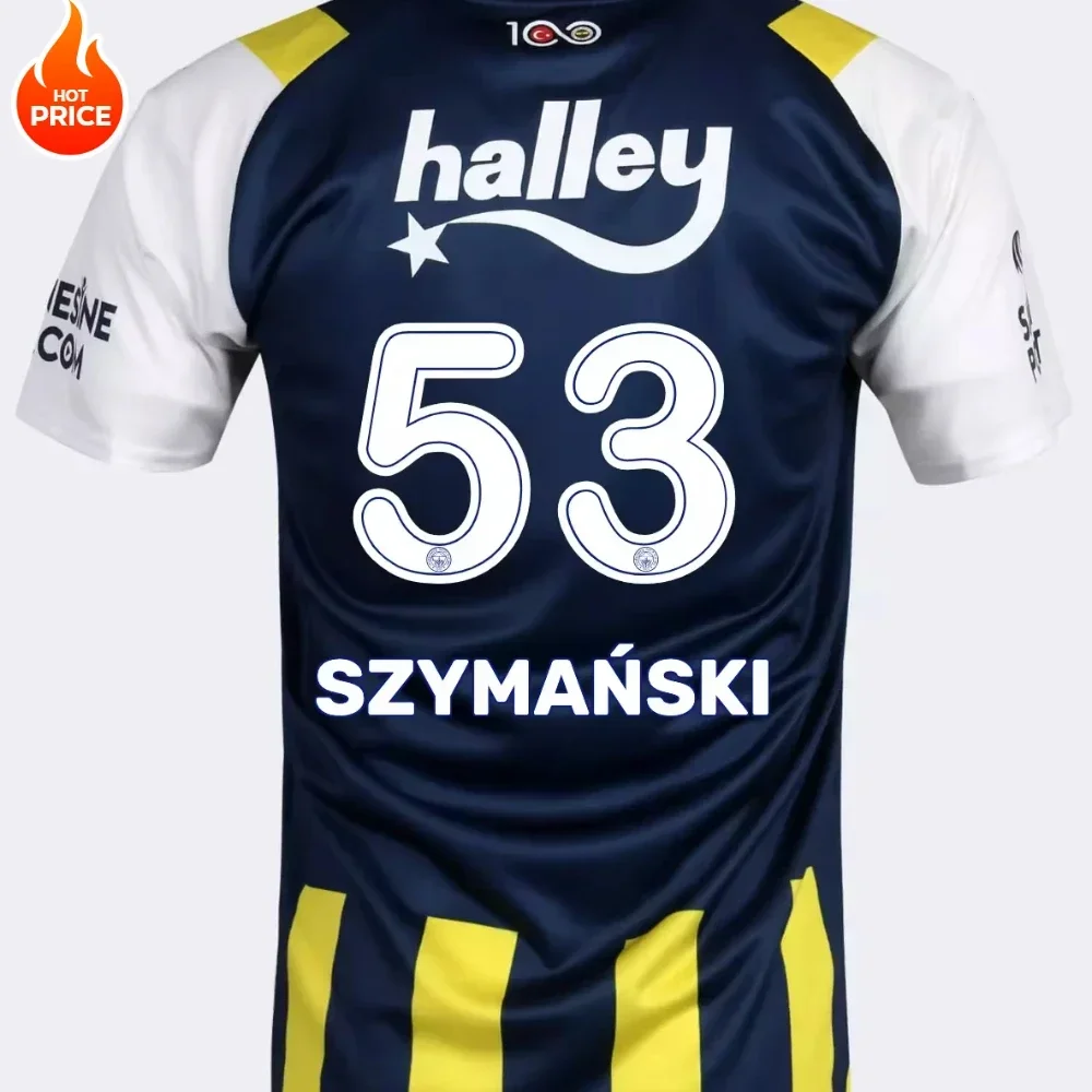 

Модная новая футбольная серия Fenerbahce 2029, домашняя тренировочная рубашка, мужская футболка, быстросохнущая летняя футболка для взрослых и детей