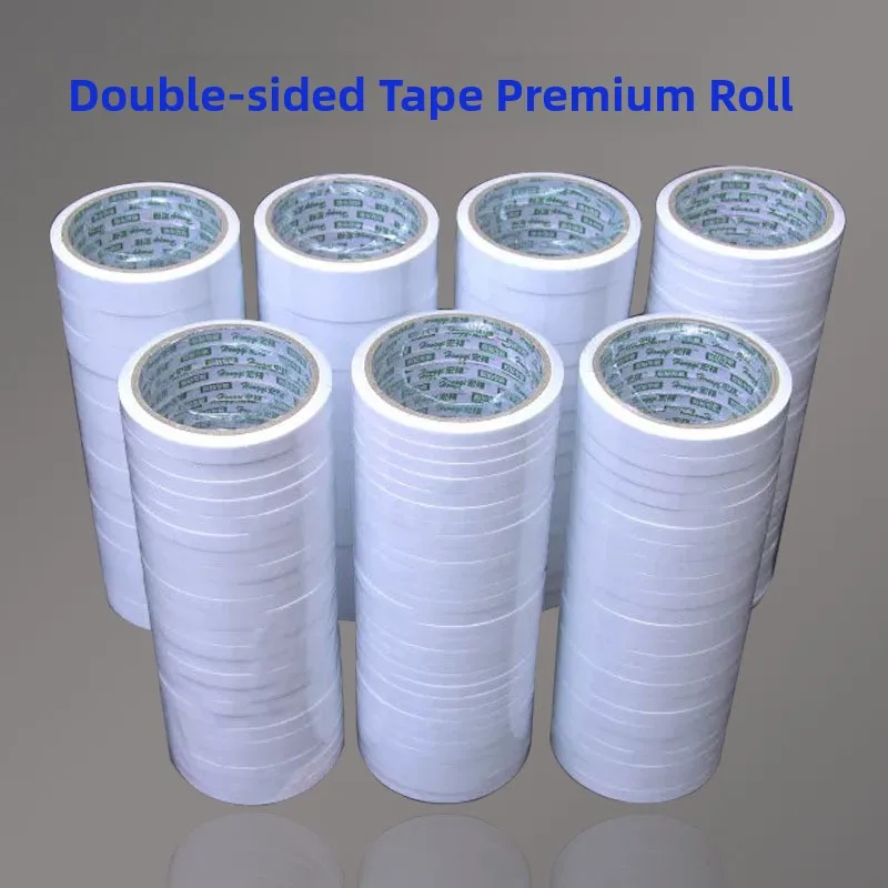 High-Adhesive Double-Sided Tape Melting Glue for Crafts Office Supplies No Trace Left White Glue Paper Kindergarten