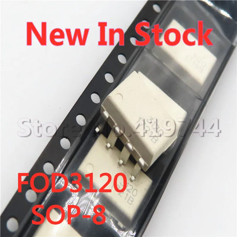 5-10PCS  FOD3120SD 3120 FOD3120 SOP-8 SMD Optocoupler In Stock NEW original IC