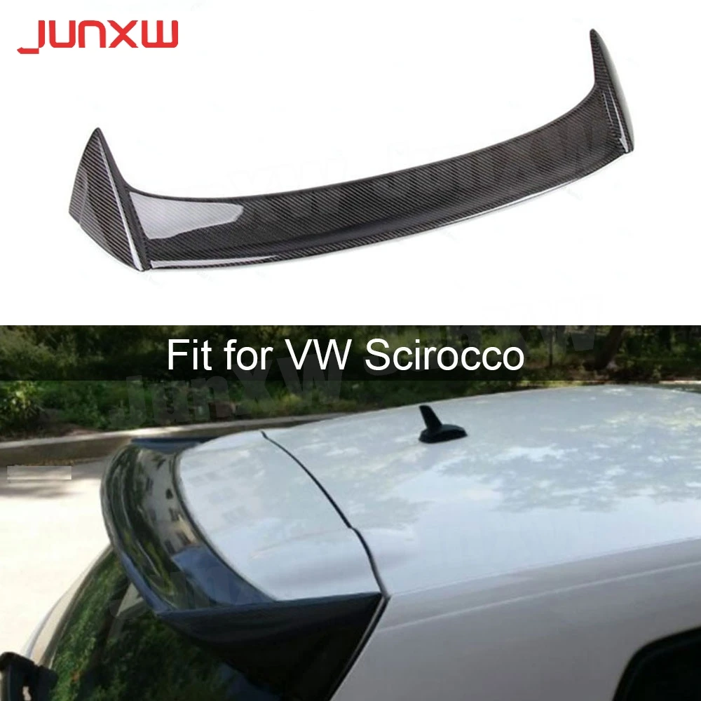 

Carbon Fiber Rear Roof Spoiler Trunk Wings for Volkswagen VW Scirocco Standard 2009-2013 Not for R O Style Spoiler Wing FRP