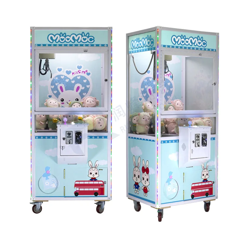 

Машина с когтями на заказ, игровой автомат для ловли кукол, игрушка с монетоприемником, плюшевая торговля, аркадный автомат с краном с когтями и аккпетритером для купюр