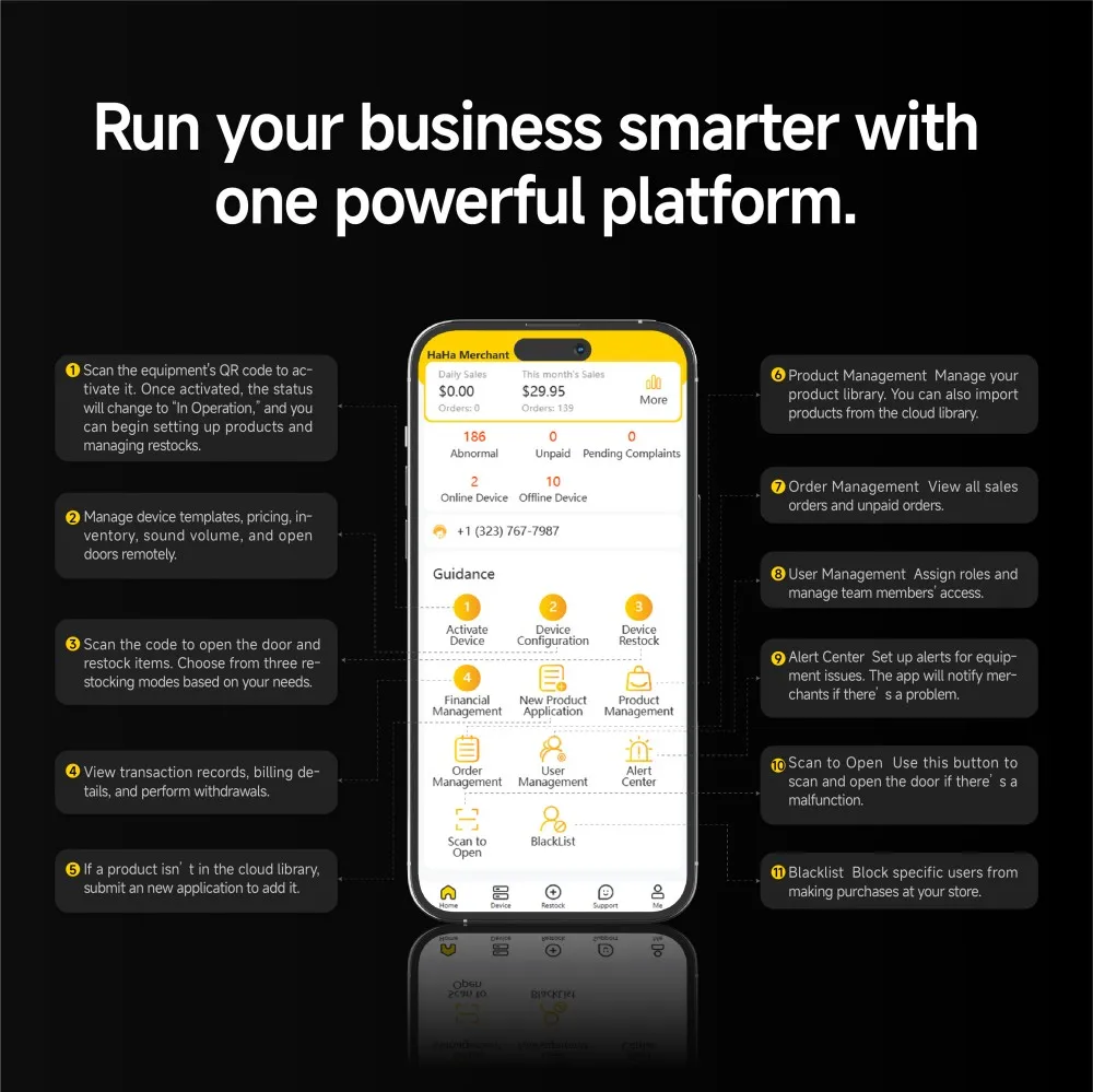 آلة بيع الطعام الذكية AI لمكتب فندق الصالة الرياضية موزع المشروبات الخفيفة الأوتوماتيكي مع الذكاء الاصطناعي (440) #5