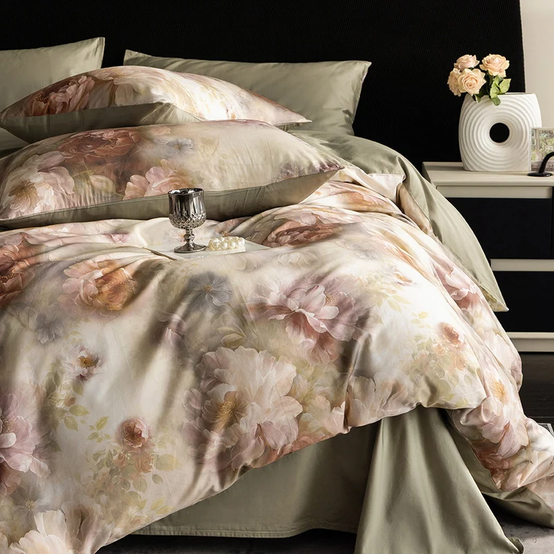 

2025 New High - Quality All - Cotton Bedding Sets, Long - Staple Pima Cotton, Digital Printed, King Size