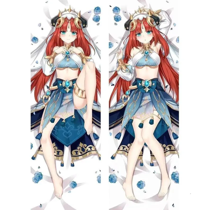 

Genshin Anime Dakimakura Body Pillow Case Cover Game Impact Nilou Hing Throw Cusion Cove Life Size Sofa Bed s Home Bedding