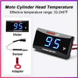 koso Motorcycle thermometer cylinder head temperature gauge Fahrenheit degree Adapter 10/14 mm Scooter And Racing