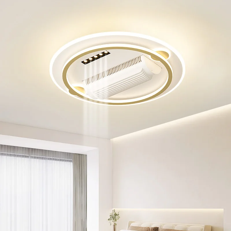 Imagem -04 - Vaneless Fan Light com Sopro de 180 Graus Moderna Luz de Teto Espectro Completo Alto Brilho Novo