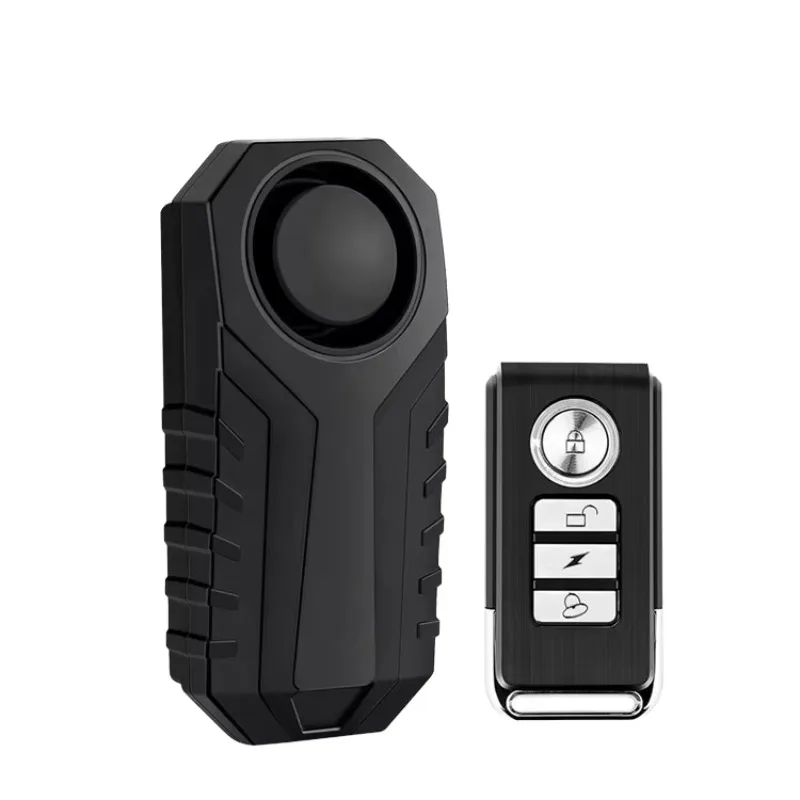 Outdoor IP65 113dB Bike Horn RF433 Wireless Security Alarm Vibration Sensor -Theft Remote for Bicycles/Motorcycles