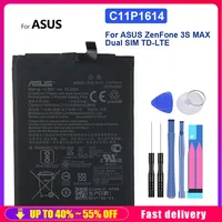 Battery C11P1614 5000mAh  For ASUS ZenFone 3S MAX Dual SIM TD-LTE ZenFone Pegasus 3S ZC521TL