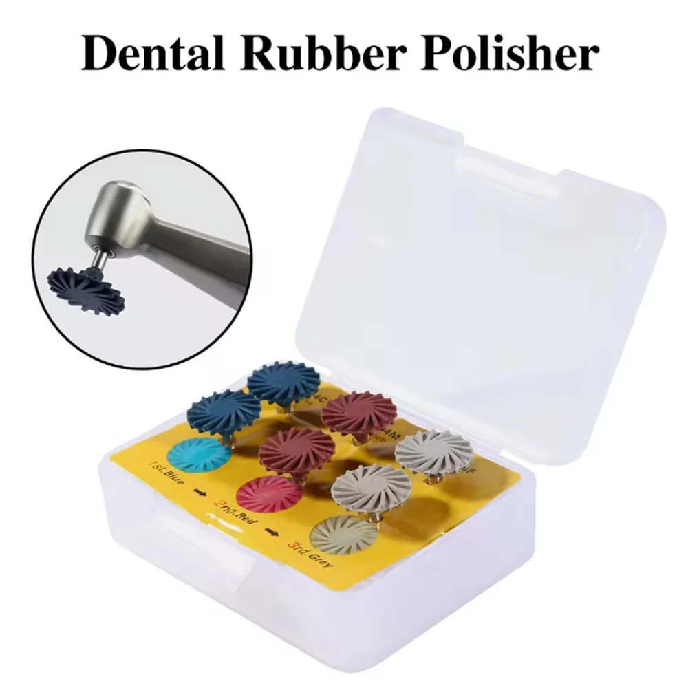 

Набор дисков для полировки зубной алмазной смолы с гибкой спиральной щеткой для чистки зубов и реставрационной отделки