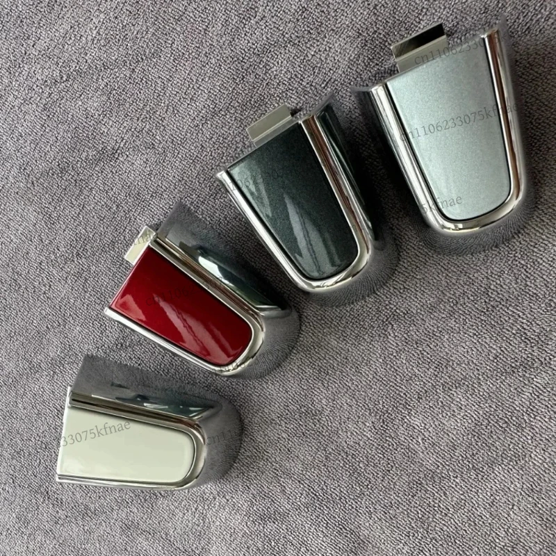 

Front Left Rear Right Outer Door Handle Cover Key Lock Exterior Handle Cap with Chrome for Chevrolet Blazer Equinox Malibu XL