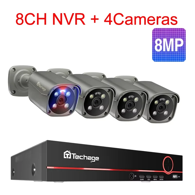 Variant: 8CH 4Pcs 8MP Camera