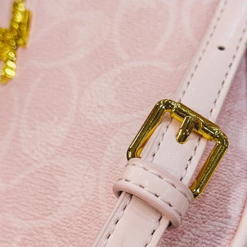Classic Style Printed Chain, Elegant Small Clutch Bag, Versatile and Fashionable Crossbody Bag Design. Style: Yellow/Pink image 4