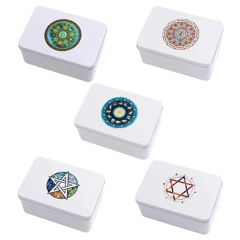 

652F Коробка для игровых карт Контейнер для игральных карт Таро Чехол для хранения карт Упаковка Покерная коробка