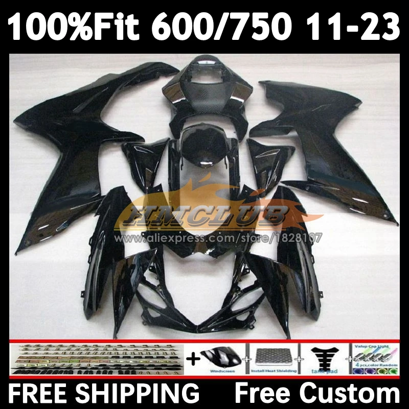 Body For SUZUKI GSXR 600 750 2018 2019 2020 2021 2022 2023 black stock 17No.10 K11 GSXR600 GSXR750 18 19 20 21 22 23 24 Fairing