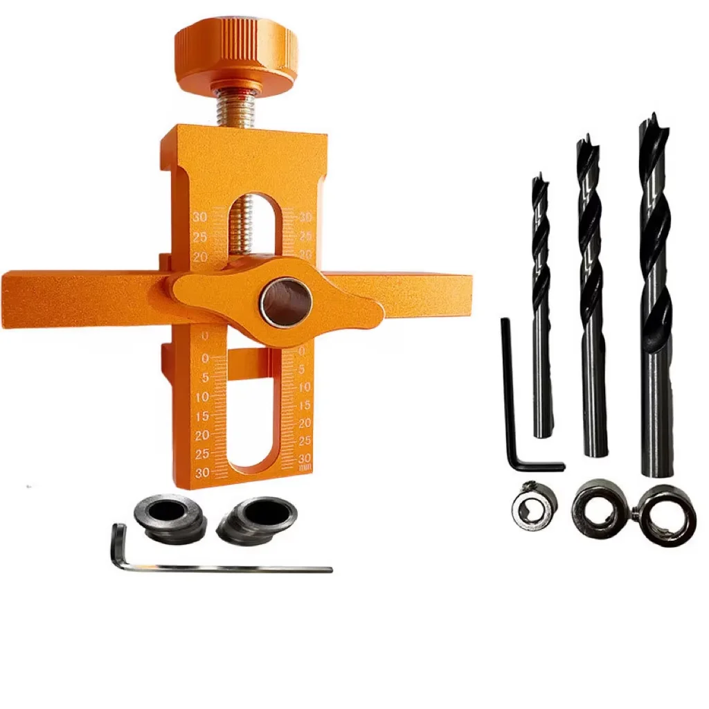 

Aluminum alloy multifunctional cabinet door installation assistant door panel installation rebound device drilling tool