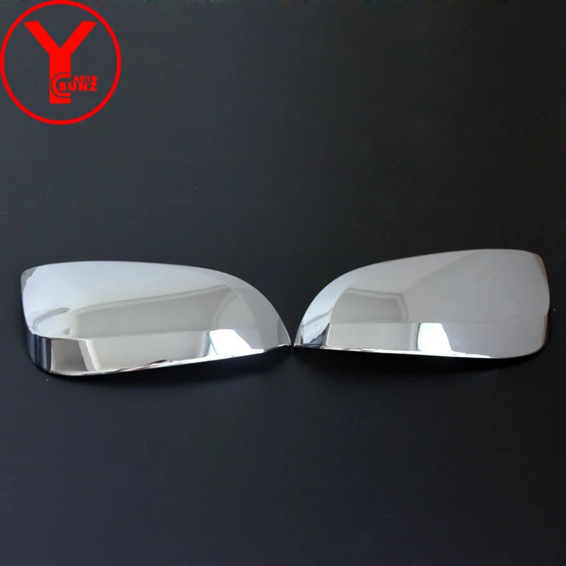 chrome side rearview mirror cover for toyota hilux revo fortuner innova 2016-2017 rav4 2014-2017 car styling accessories YCSUNZ