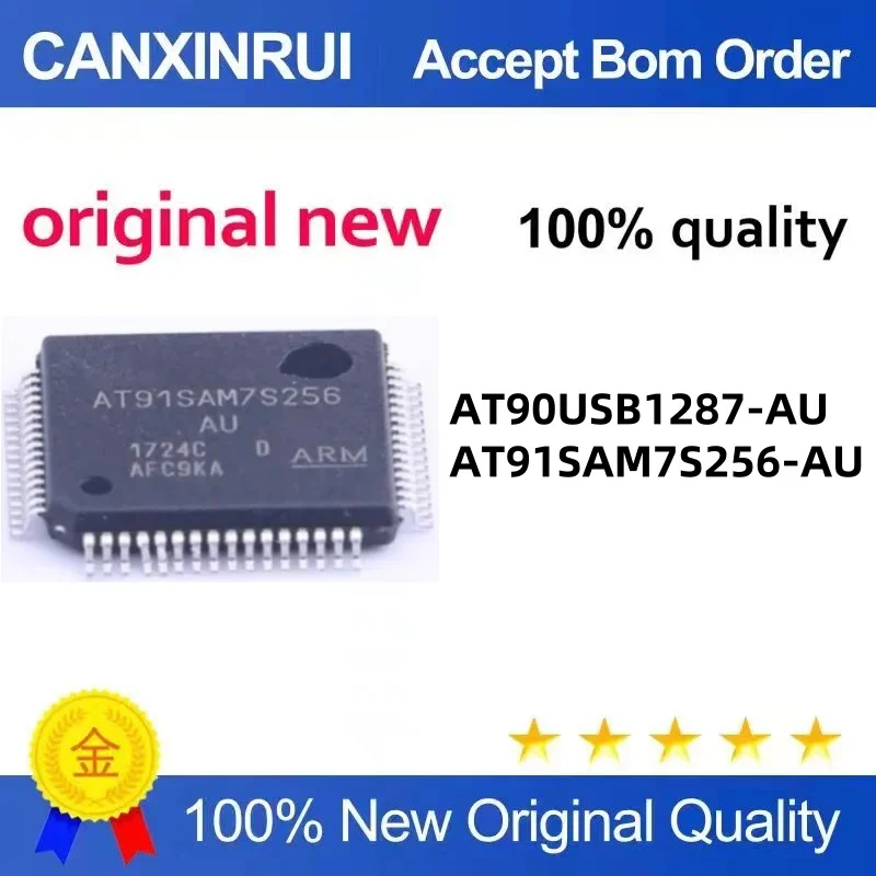 AT91SAM7S256-AU AT90USB1287-AU QFP64 microcontroller chip is new and original