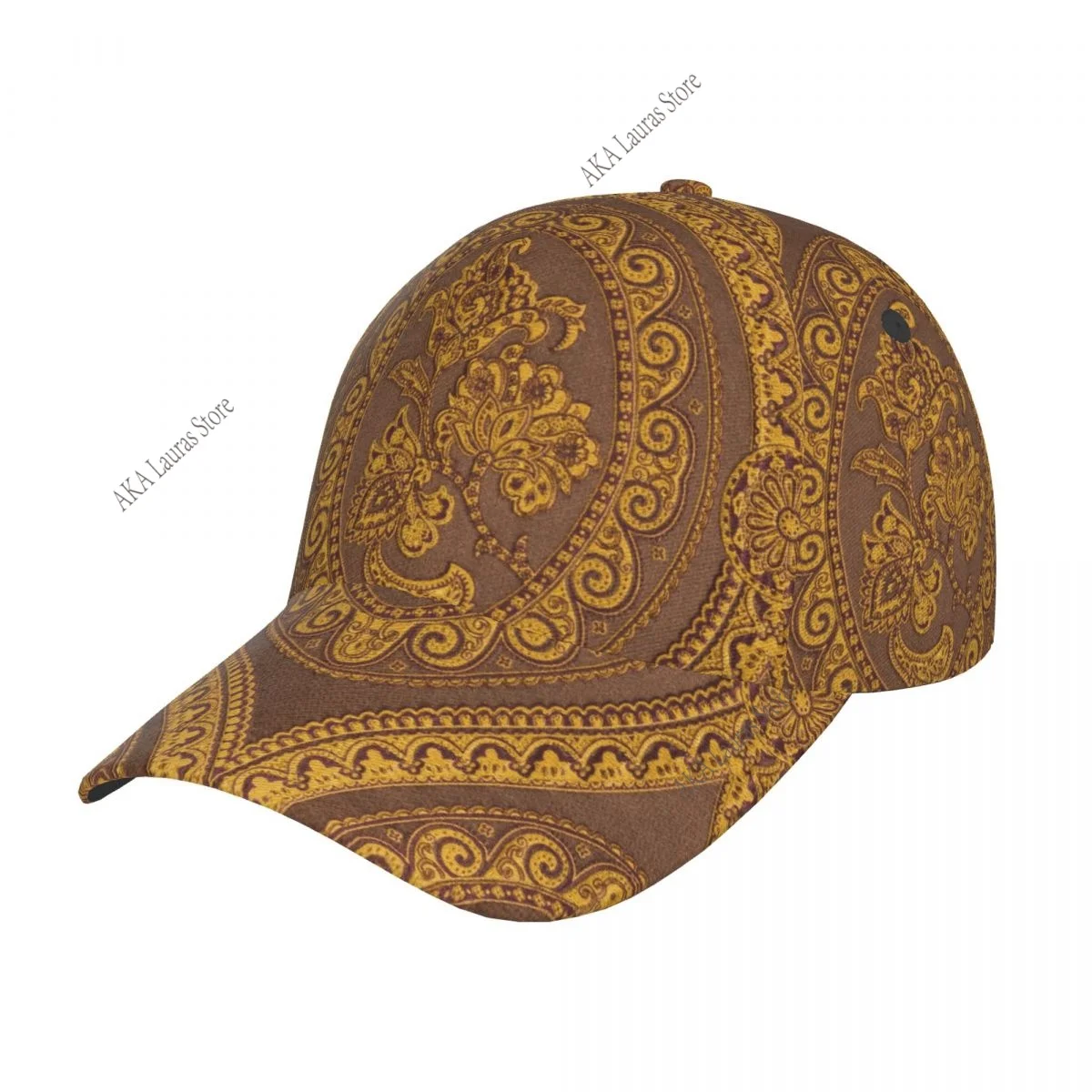 

Golf Hat Men Baseball Cap Sports Golden Flower Ring Snapback Hat Fashion Outdoor Hip Hop Hats For Men Women Unisex