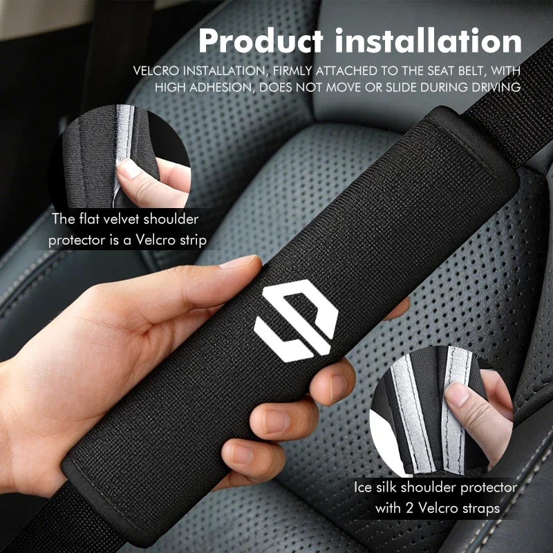 

Soft Car Seat Belt Cushion Shoulder Pad For Leapmotor B10 C10 C11 C16 C01 T03 S01 Accessories