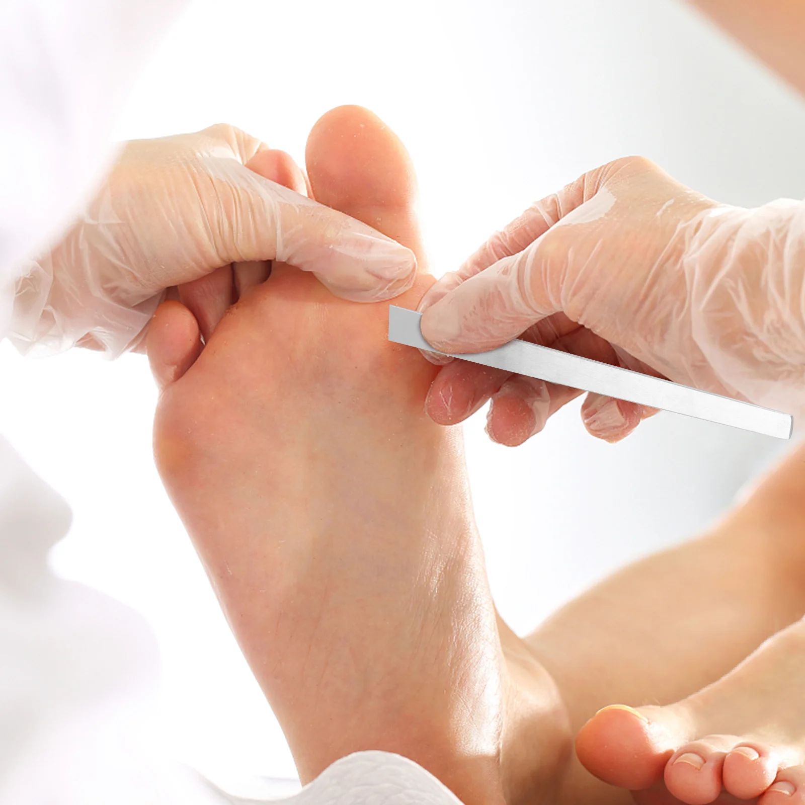 

3Pcs Pedicure Tools Stainless Steel Nail Care Kit for Dry Cuticle Removal Foot Nail Grooming Essentials Pedicure Kit