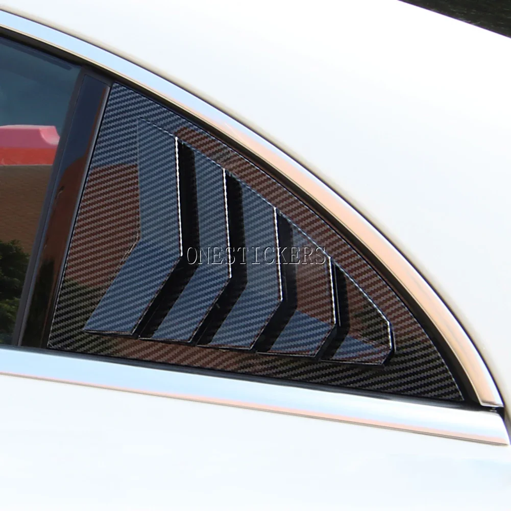 For Mercedes Benz CLA Class AMG C118 W118 CLA180 200 220 250 260 2020-2025 Car Rear Door Louver Window Frame Trim Cover Sticker