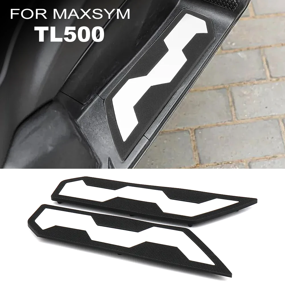 

New Rubber Motorcycle Accessories Rest Pedal kit For SYM Maxsym TL500 tl500 MAXSYM TL 500 Footrest Footpegs Foot Pegs