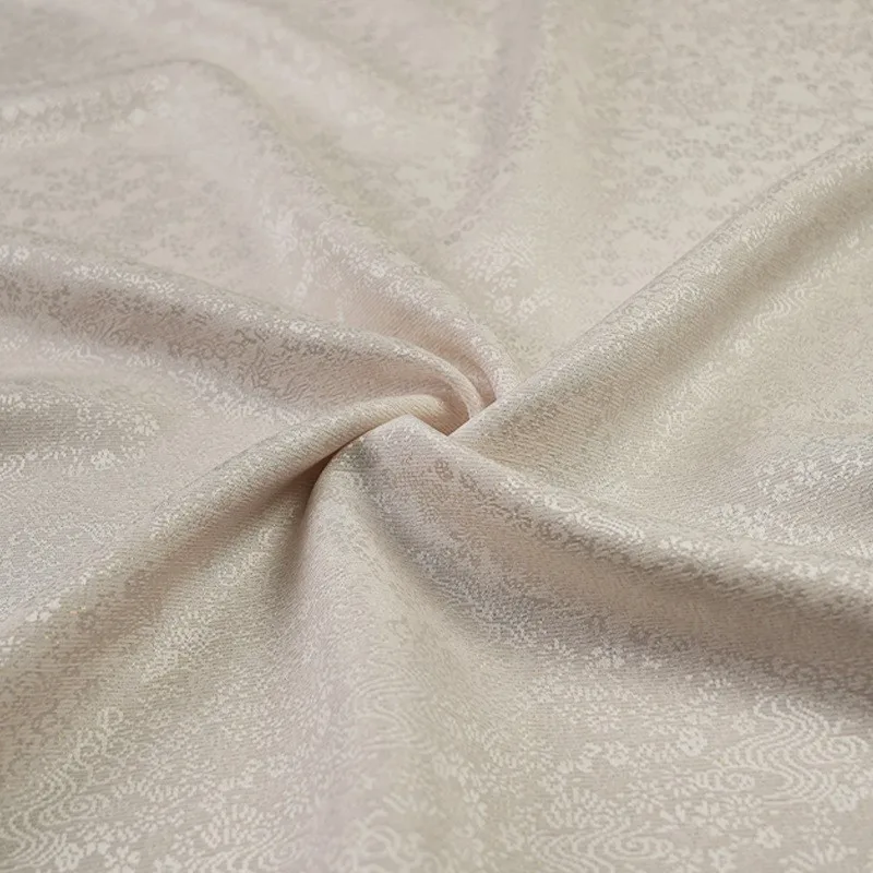 Narrow-width pure silk new Chinese-style Hanfu cheongsam and waistcoat fabric