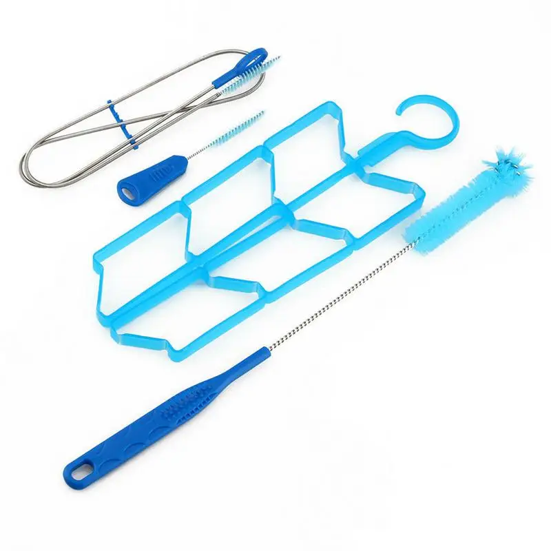 4 in1 Hydration Bladder Tube Brush Water Bag Cleaning Kit Long Brush Cleaning Tool For Universal Bladders