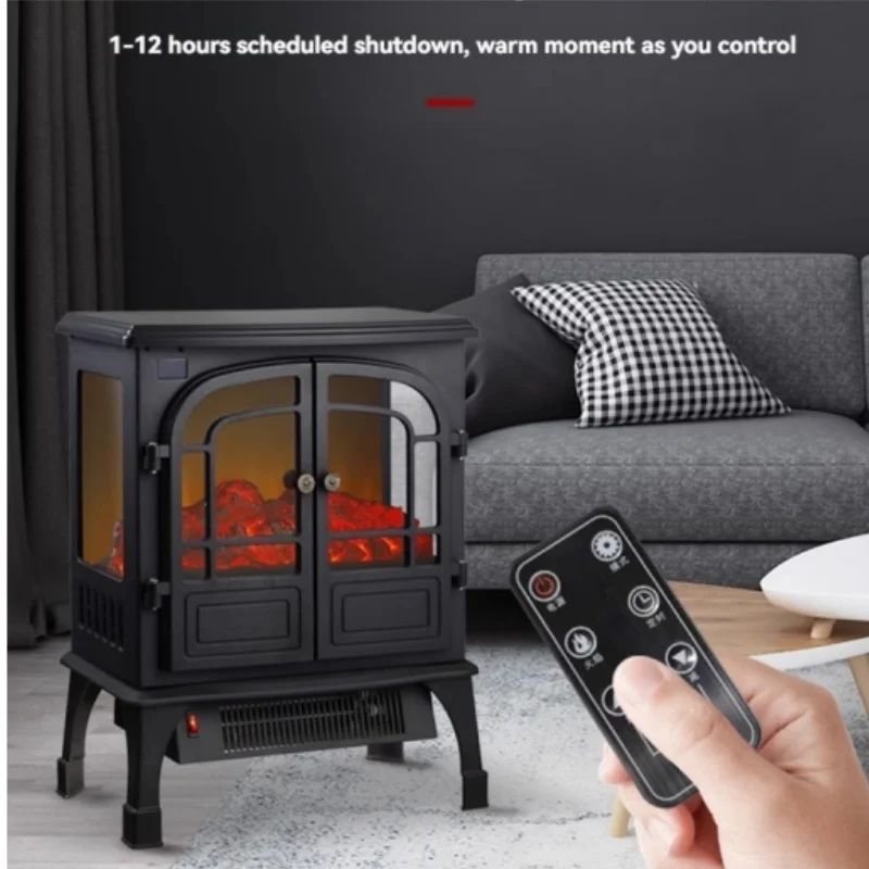 سخان الموقد الأوروبي ثلاثي الأبعاد محاكاة لهب التدفئة سخان الرجعية للمنزل توفير الطاقة غرفة المعيشة