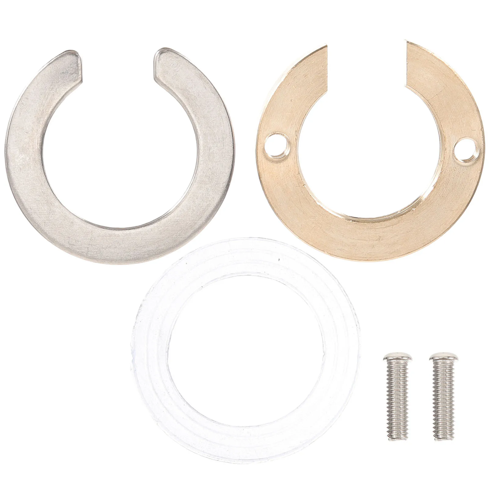 1 مجموعة 1 مجموعة النحاس C-شكل صنبور قفل الجوز سيليكون غسالة مكافحة تخفيف تحديد المناسب لإصلاح تركيب صنبور حوض المطبخ