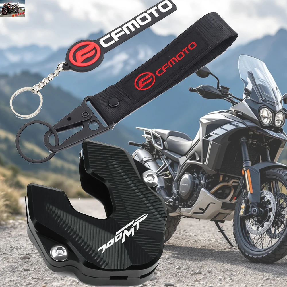 

New For CFMOTO 700MT MT700 MT-700 700 MT Motorcycle Key Case Cover Shell Keychain Keyring Embroidered key strap Accessories