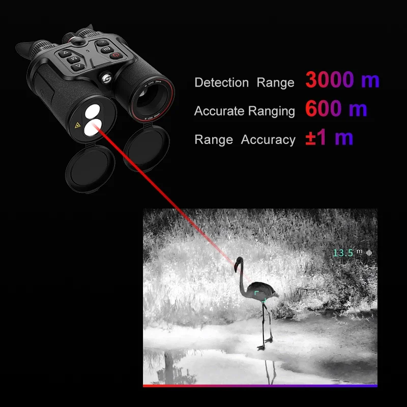 Guide  TN650 TN630 TN430 TN450 Handheld Thermal Imaging 640*480 Manual Focus 600m laser ranging thermal night vision Binoculars