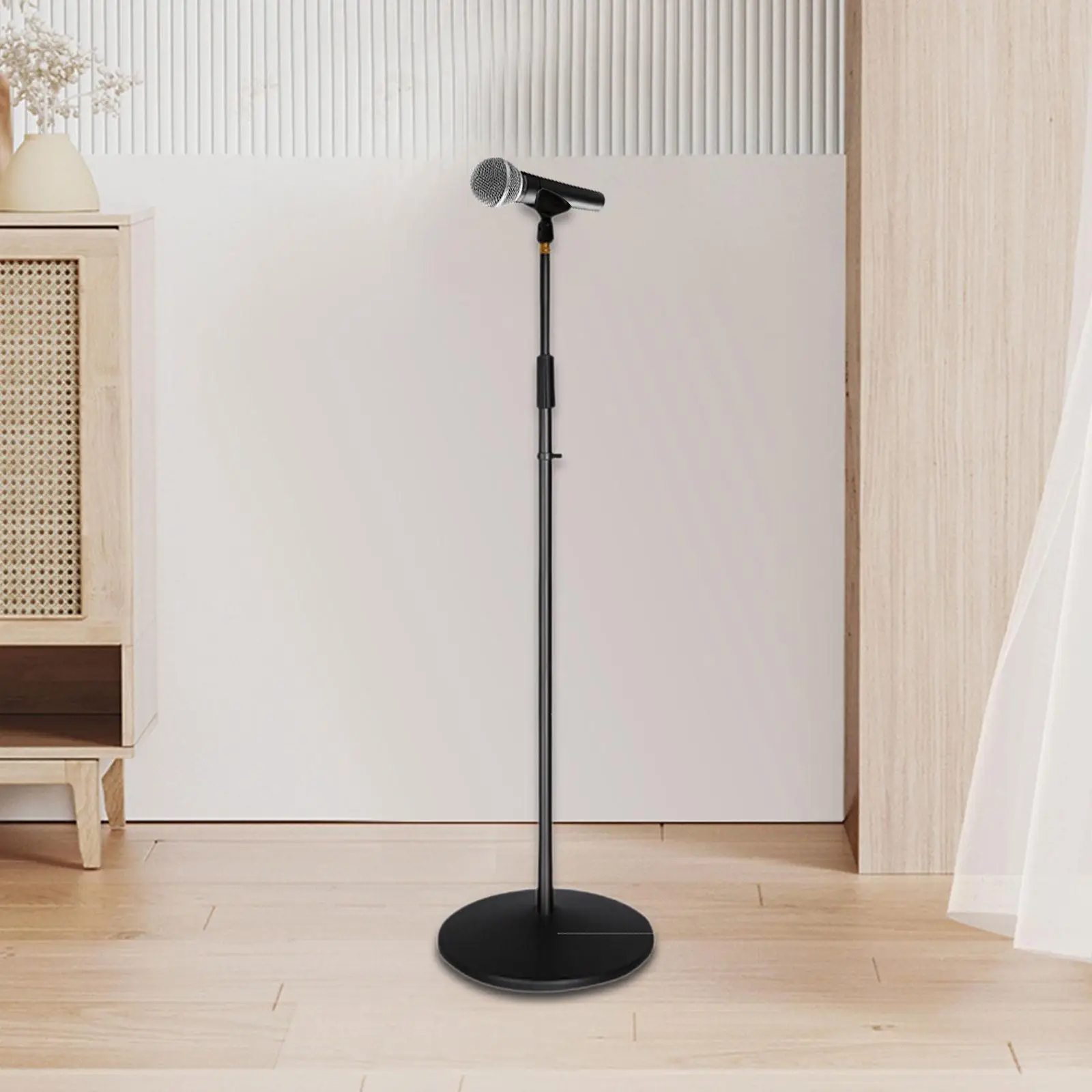 Microphone Stand Adjustable Height Easily Install Portable 31.5inch-70.8inch
