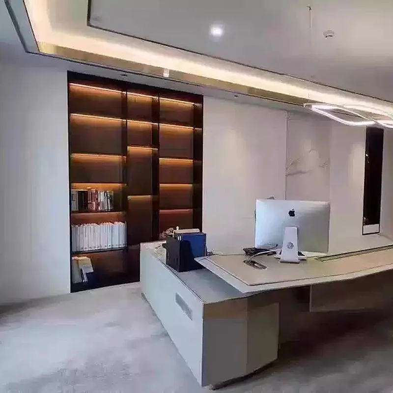Stainless steel plate cabinet Metal display decorative Wine cabinet Embedded laminate Light luxury niche TV