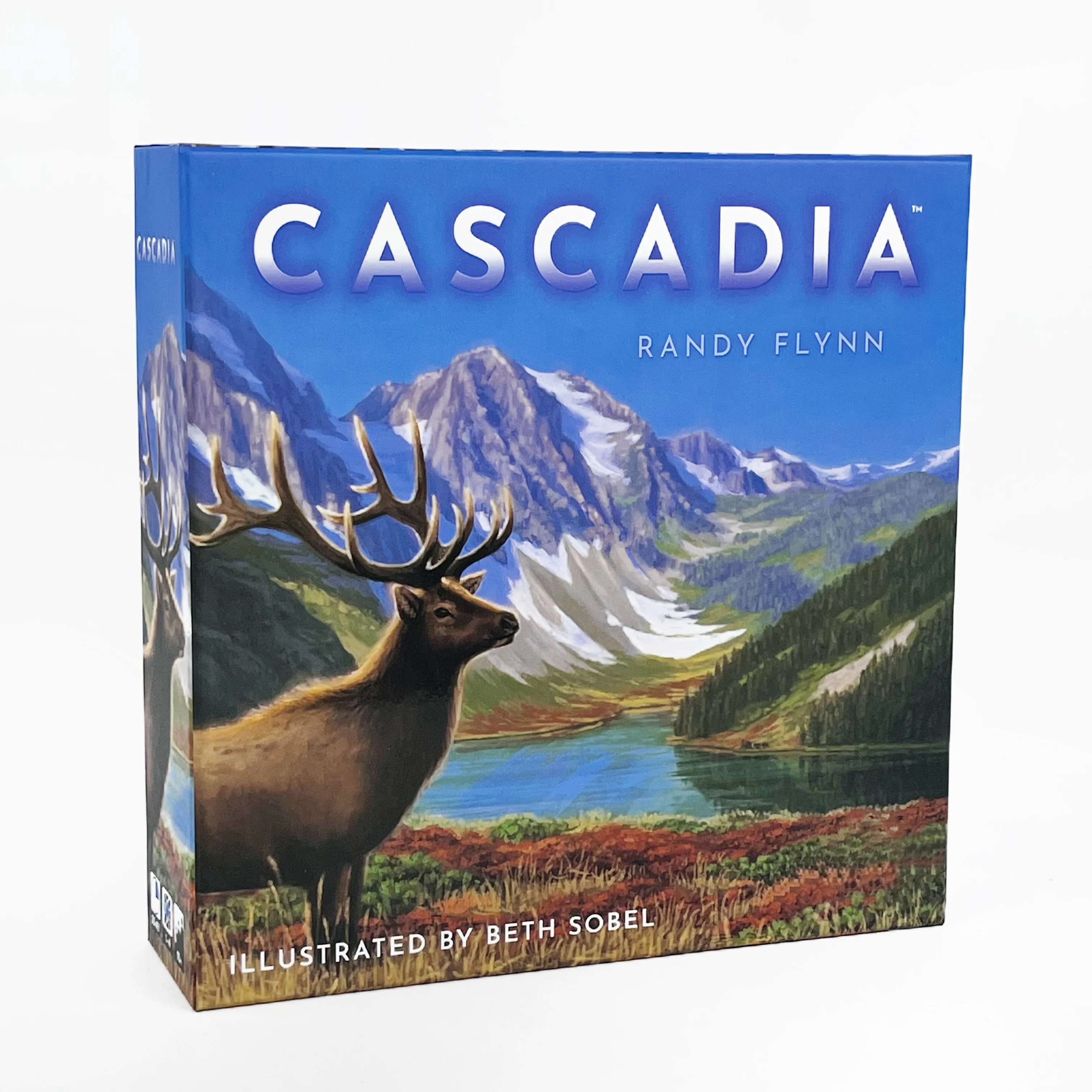 Board Game：Cascadia Big Box Edition: Base Game 、Landmarks Expansion. SDJ 2022 Winner, Perfect Family Gift Game.