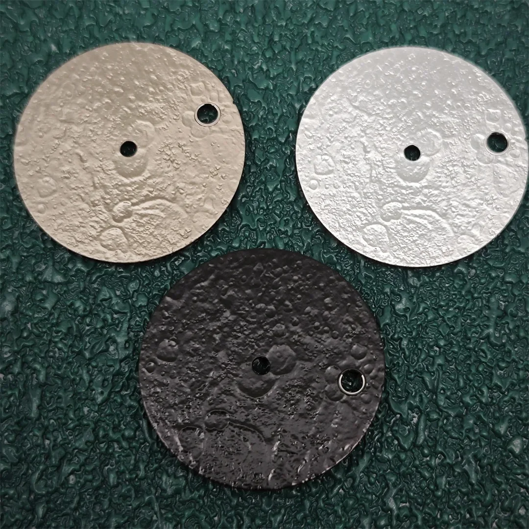 28.5mm Watch Dial Chang'e Lunar Surface Modification Men's Space Mechanical Watch Replacement Accessory for NH35 NH36 Movement