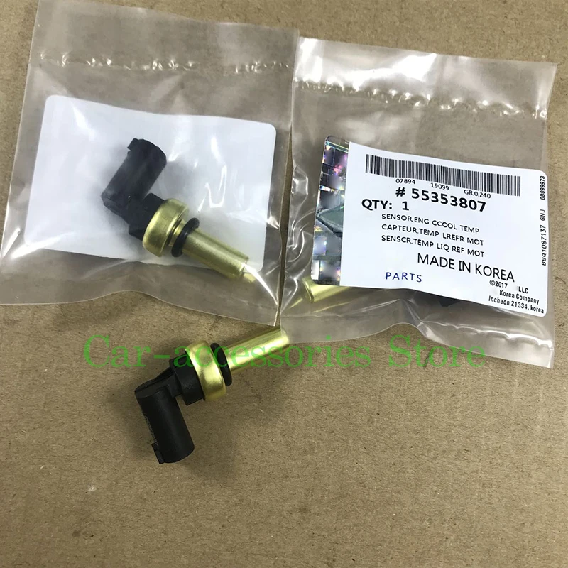 10PCS Coolant Temperature Sensor For Chevrolet Cruze Sonic Orlando Daewoo Cadillac Vauxhall Opel Astra 55353807