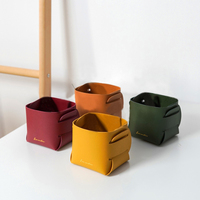 Folding Desktop Storage Box, Entrance Key Storage Tray, Jewelry Storage Box, Pen Holder, Cosmetics Storage Box