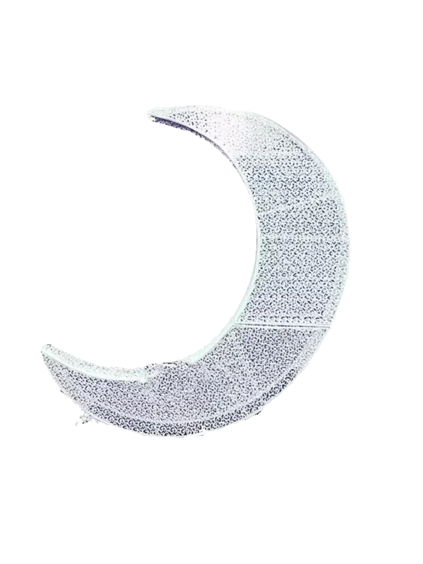 Garden landscape sculpture creative moon flower ornament wedding props Internet celebrity clock in the layout of scenic beauty